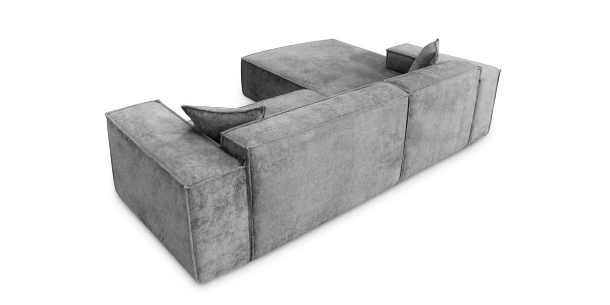 ECKSOFA Carlota - Blau, Holzwerkstoff/Textil (192/270cm) - Fun Möbel