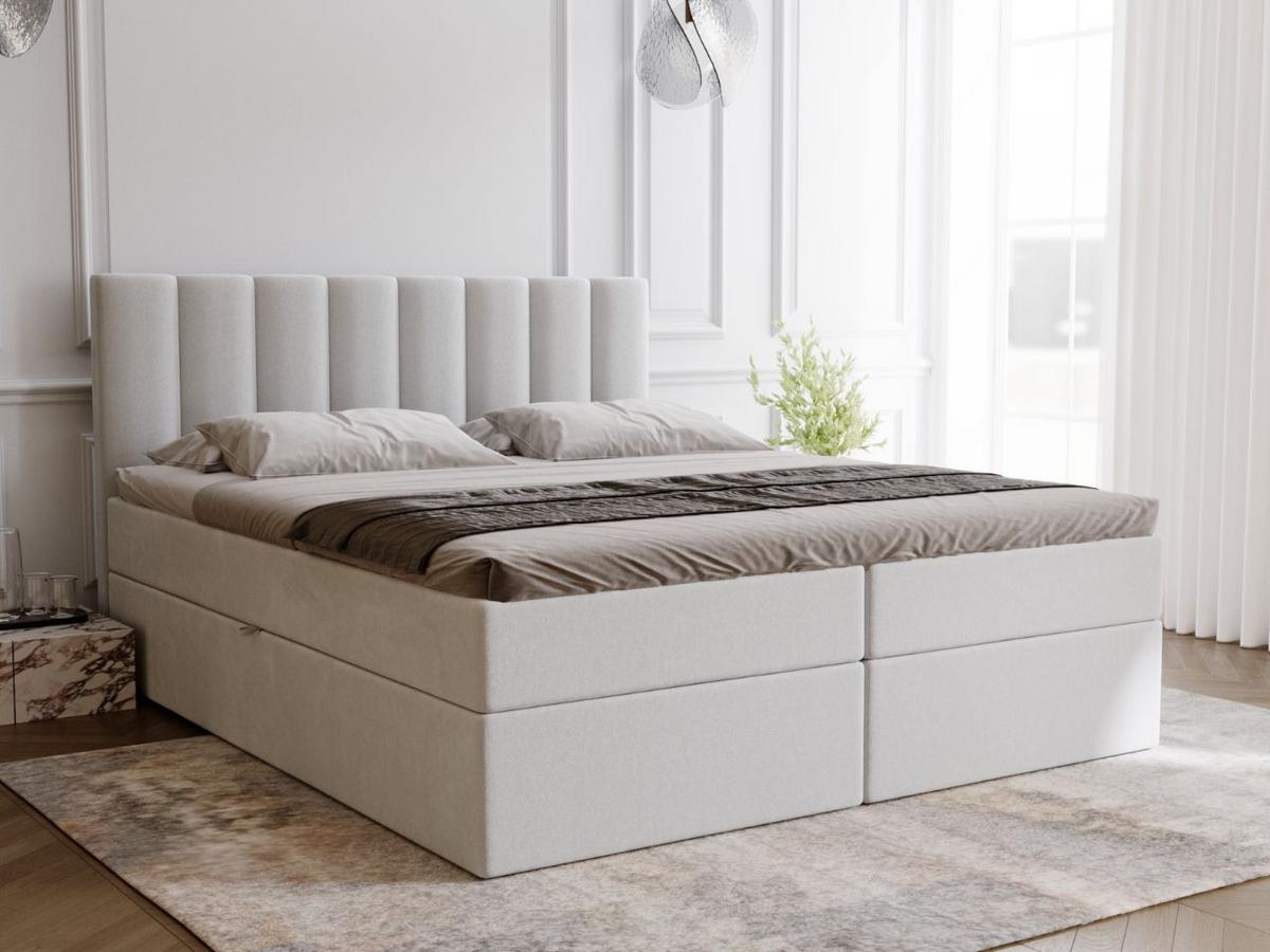 BOXBETT Mocca 140x200 Grau - Grau, Holz/Textil (140/200cm) - Graingold
