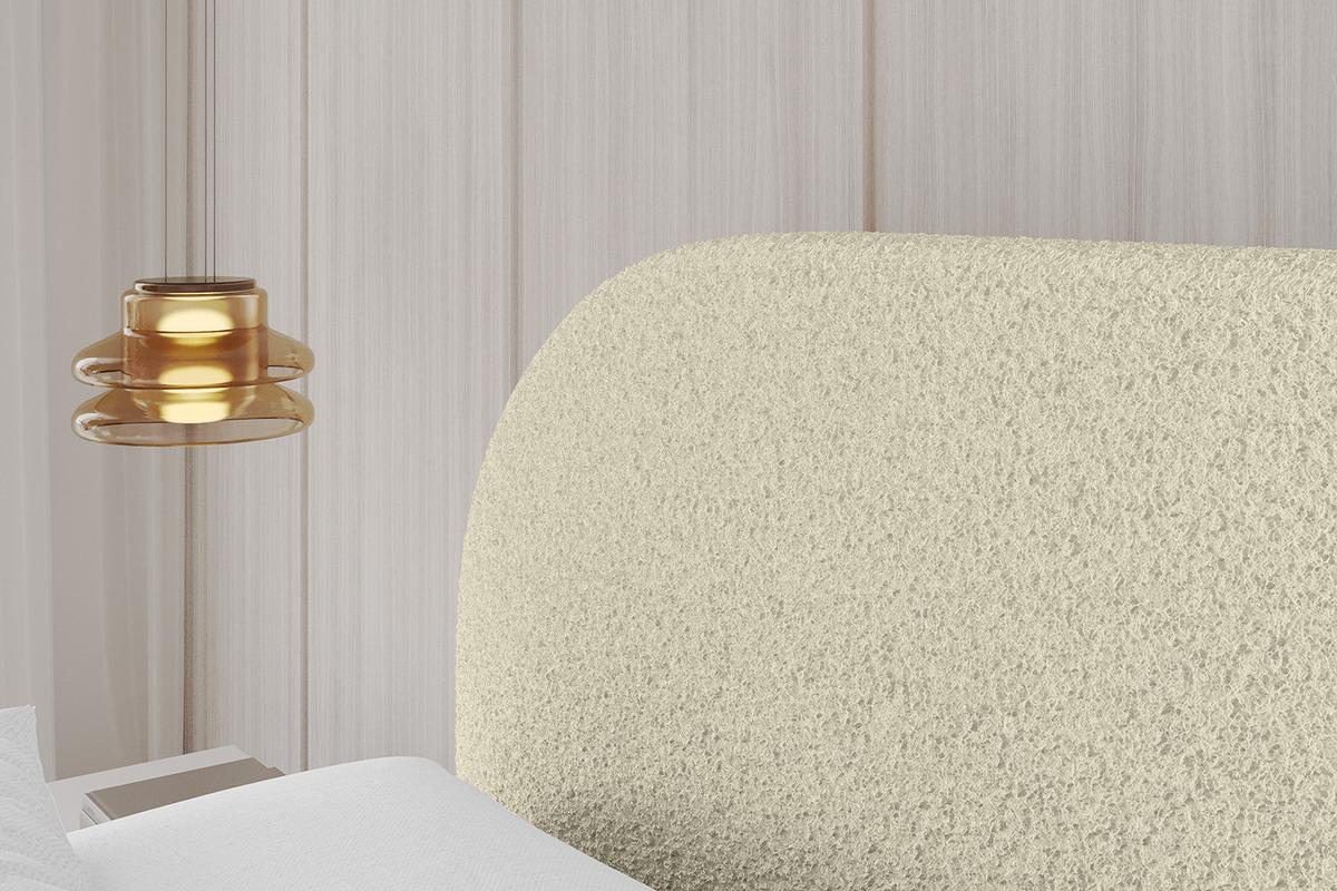 POLSTERBETT mit Bettkasten, Fußteil und Lattenrost, Boxbett ohne Matratze - TIVON-Z 180x200 Beige - Taupe, Holzwerkstoff/Textil (180/200cm) - ALTDECOR