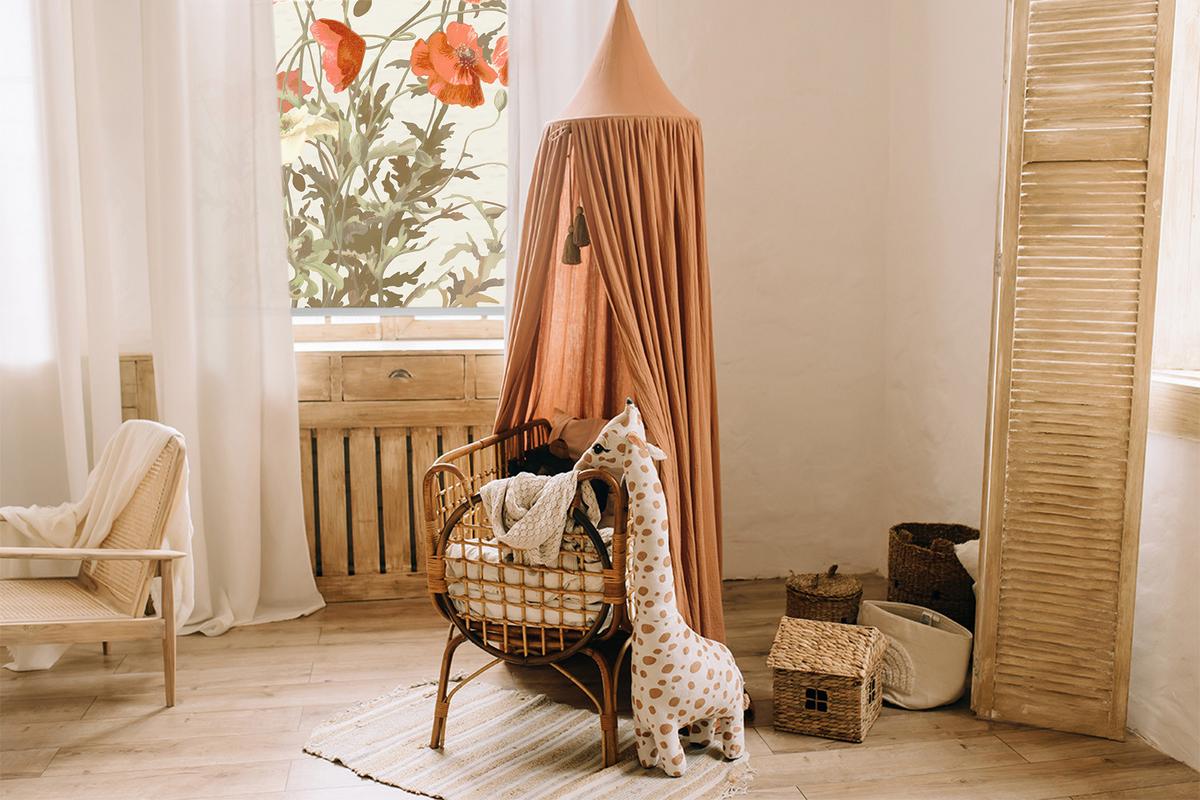 INNENROLLO - Fensterrollo - Rollo - 80x180 cm - Mohnblumen - Grau, Kunststoff (80/180/0.5cm) - TULUP