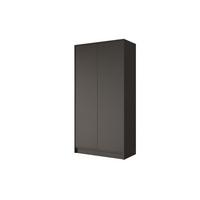 KLEIDERSCHRANK - GALA - 102 - Schwarz - Schwarz, Holzwerkstoff (102/200/51cm) - ALTDECOR