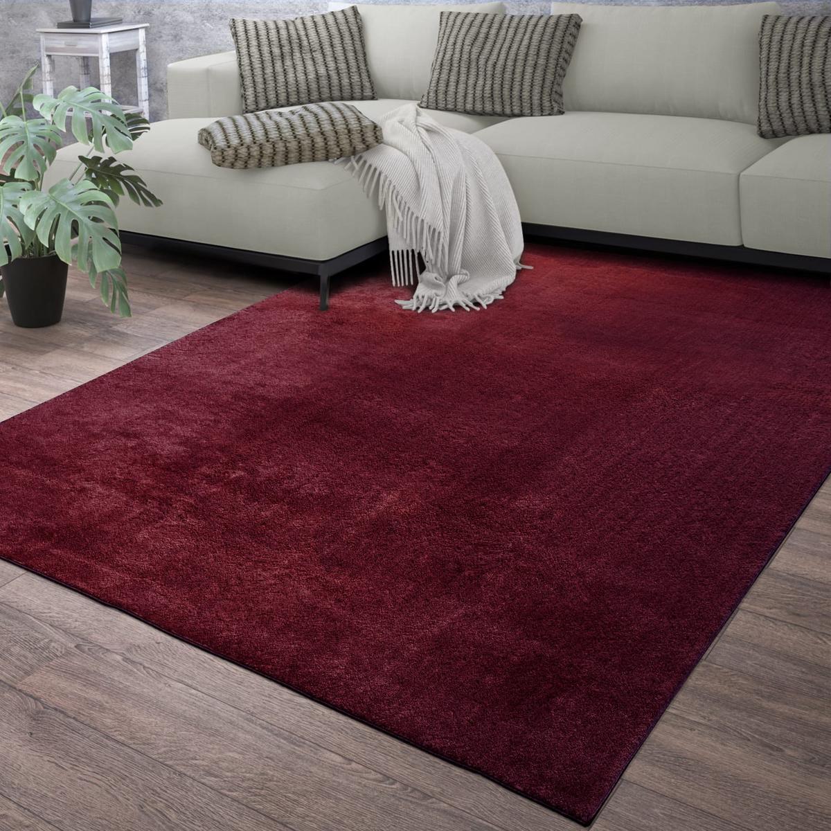 FLACHWEBETEPPICH Rot 100 x 200 cm - Rot, Kunststoff (100/200cm) - TT Home