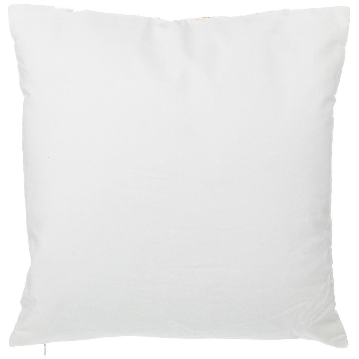 DEKOKISSEN 2er-Set Gold 45/45 cm Gardenia - Goldfarben, Naturmaterialien/Textil (45/45cm) - Beliani