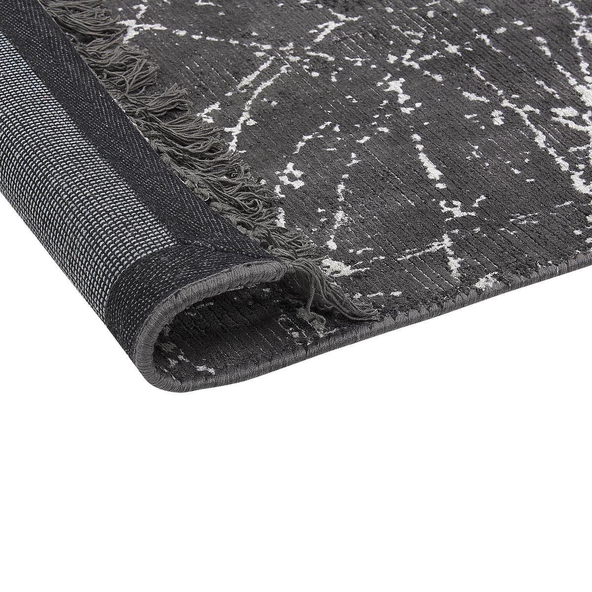 KURZFLOR-TEPPICH Hanli 200/140 cm - Grau, Naturmaterialen (140/200cm) - Beliani