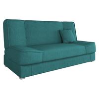 SCHLAFSOFA Gabi - Türkis/Silberfarben, Holz/Kunststoff (175/80/80cm) - MIRJAN24