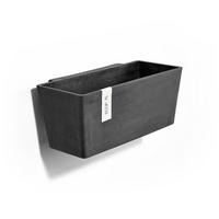 BLUMENTOPF Manhattan Wall 35/17,2/15 cm Dunkelgrau - Dunkelgrau, Kunststoff (35/15cm) - Ecopots