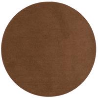 TREND VELOURS TEPPICH JOY RUND - Braun, Textil (100/100cm) - Snapstyle