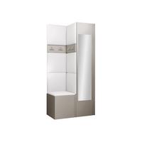 GARDEROBEN-SET Orion XXV - Kaschmir/Weiß, Holzwerkstoff/Kunststoff (82/186/46cm) - MIRJAN24