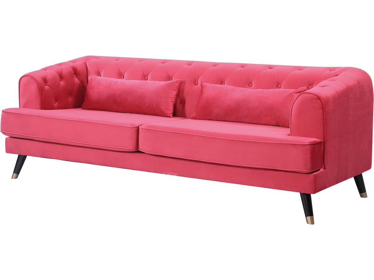 EINZELSOFA gloria Rot/Gelb - Rot, Textil (86/76/216cm) - Habitat Garten