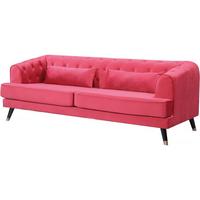 EINZELSOFA gloria Rot/Gelb - Rot, Textil (86/76/216cm) - Habitat Garten