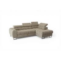 ECKSOFA Bastien Mit Schlaffunktion - Beige, Holzwerkstoff/Textil (260/170cm) - Fun Möbel