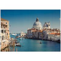FOTOTAPETE Venedig Stadt Blau 300x210 cm - Multicolor, Papier (300/210cm) - Wallarena
