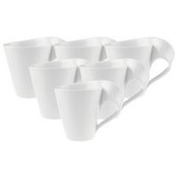 BECHER MIT HENKEL NewWave weiß 300 ml 6er Set - Weiß, Keramik (0.3L) - Villeroy & Boch