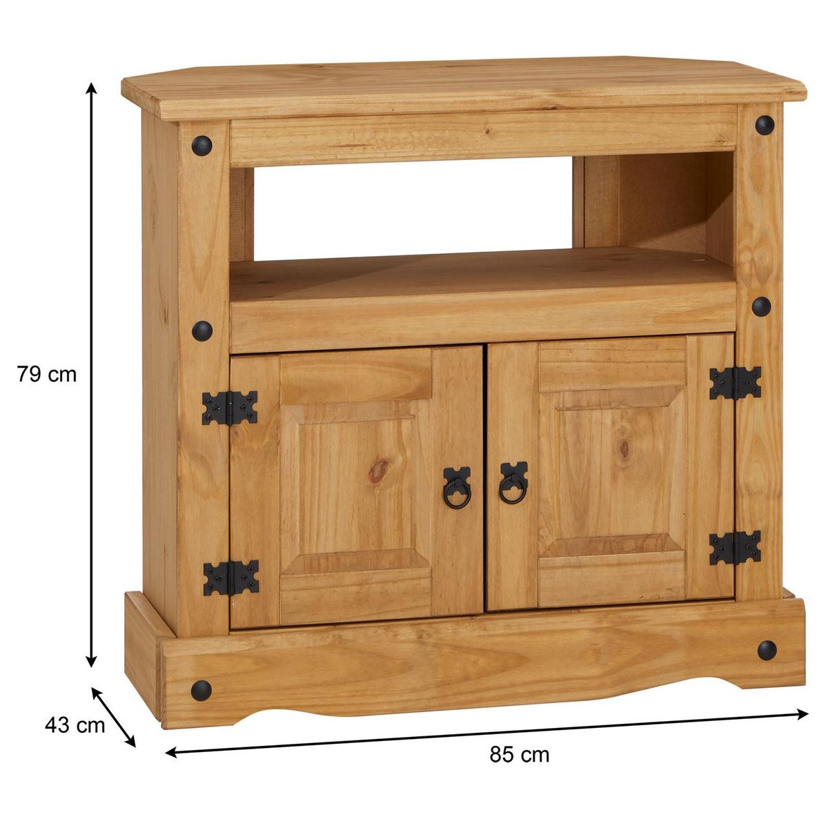 TV RACK SALSA - Naturfarben, Holz (85/78/43cm) - CARO-Möbel