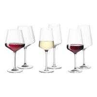 WEINGLÄSER Puccini transparent 6er Set - Transparent, Glas - Leonardo Living