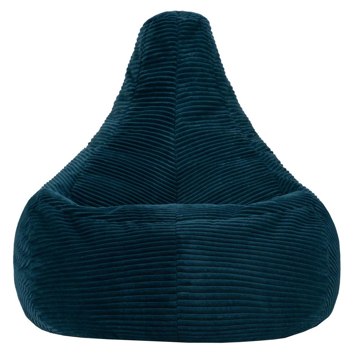 SITZSACK Dalton XXL Cord - Dunkelgrün, Textil (94/85/92cm) - icon