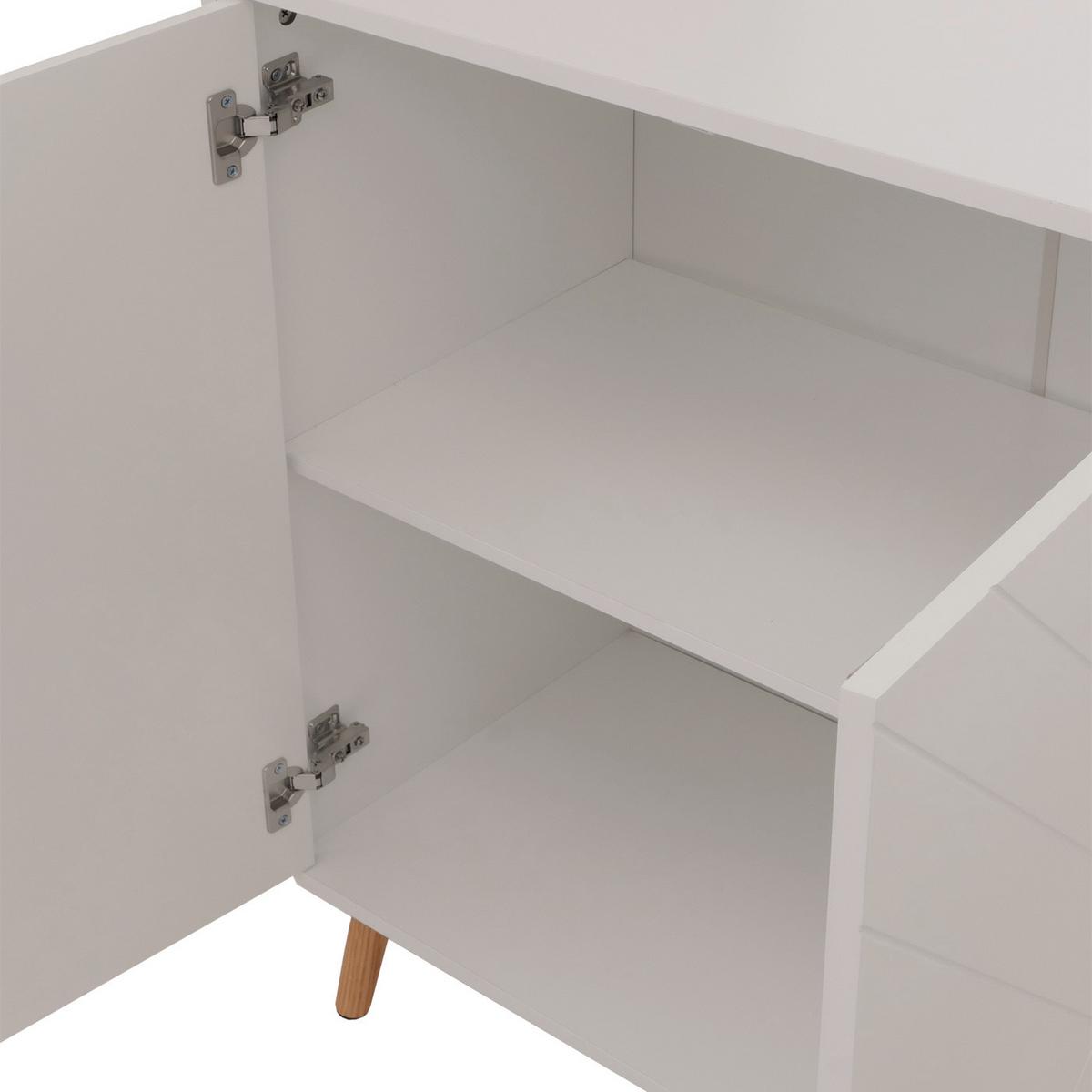 SIDEBOARD Weiß - Weiß, Holz (150/88/40cm) - MCW