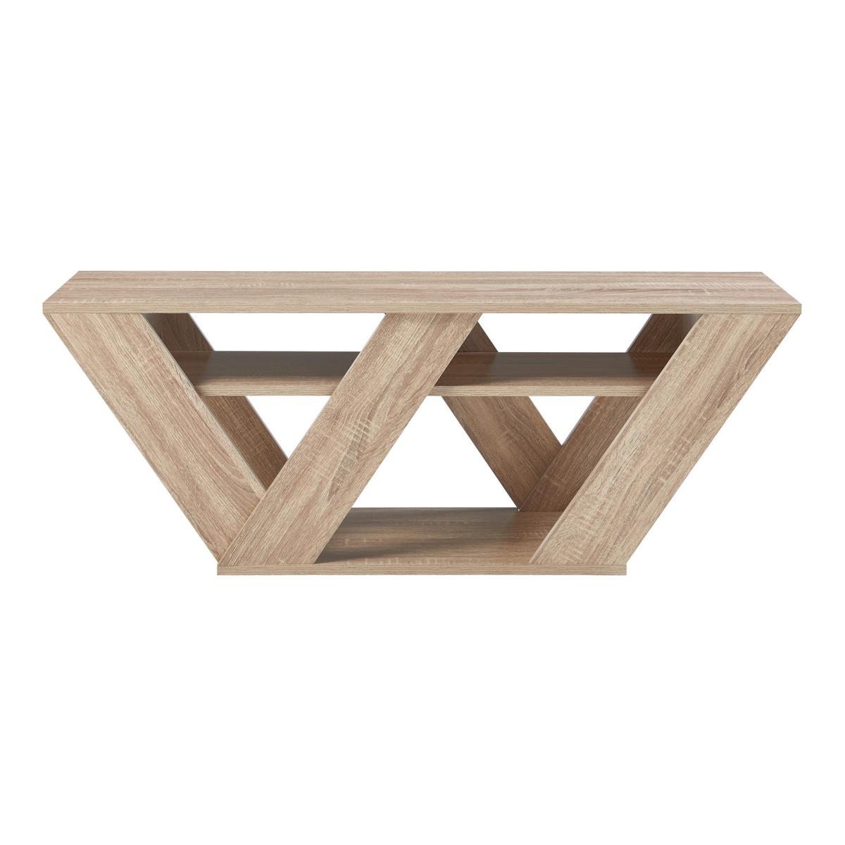 FERNSEHTISCH Nome - Eichefarben, Holzwerkstoff (30/40/110cm) - [en.casa]