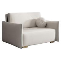 SCHLAFSOFA Viva Glov II - Creme/Naturfarben, Holz/Textil (134/85/98cm) - MIRJAN24