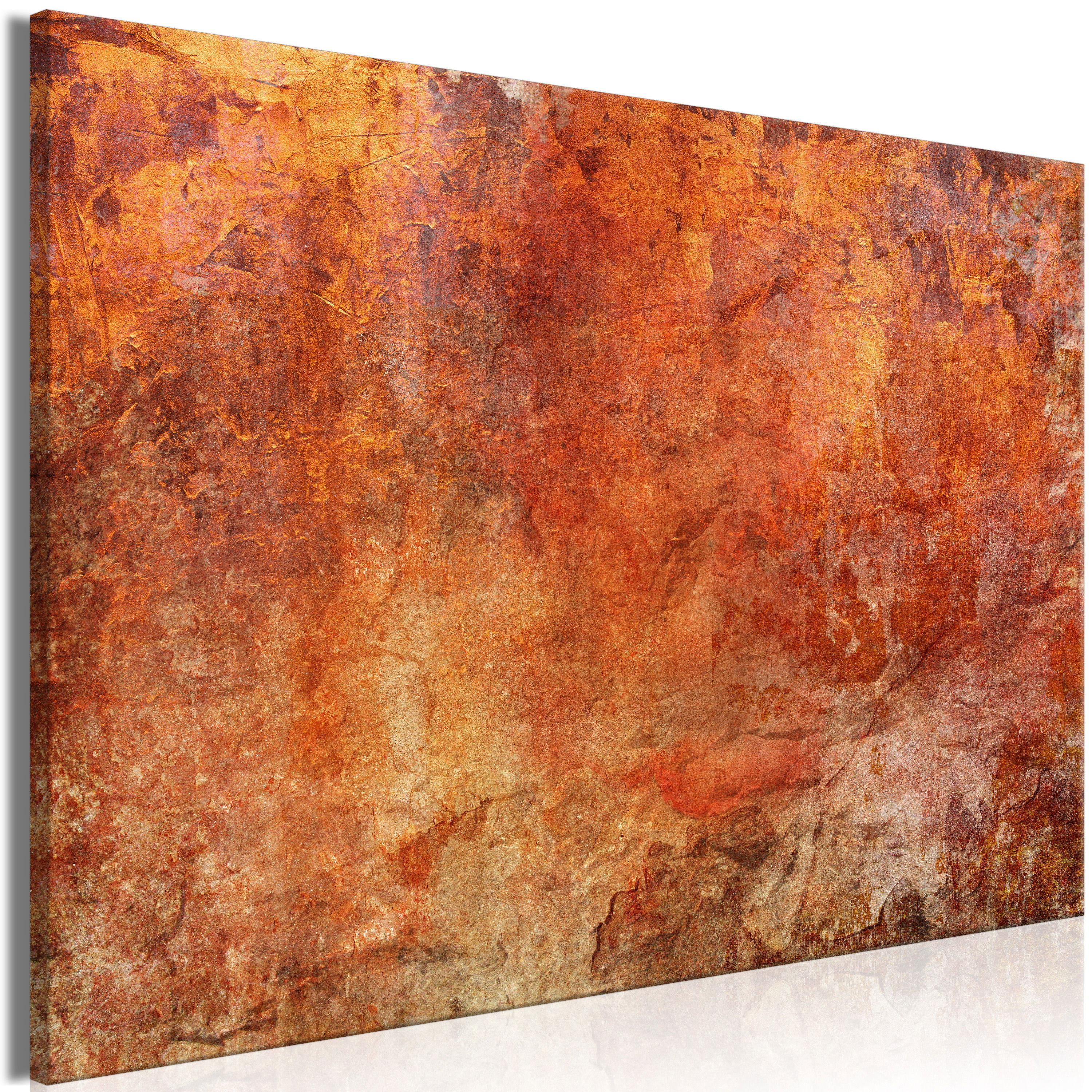 KUNSTDRUCK Kupfer 60/40 cm - Kupferfarben, Textil (60/40cm) - KUNSTLOFT