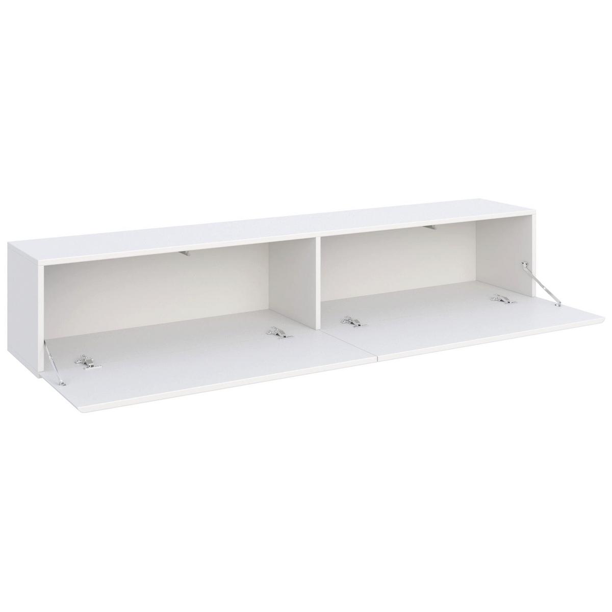 TV-HÄNGEBOARD Olio WEIß 175 CM - Weiß, Holzwerkstoff (175/28.4/31.6cm) - Selsey