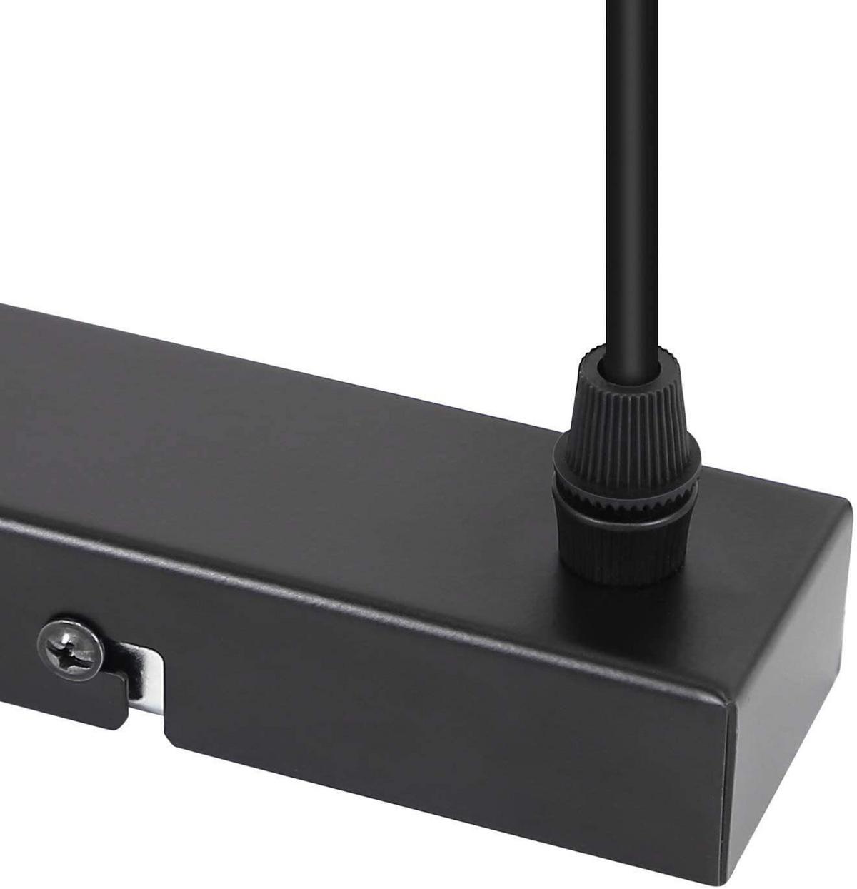 PENDELLEUCHTE Federn 77/15/142 cm - Schwarz, Metall (77/15/142cm) - Nettlife