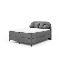 BOXBETT Gorgia - Grau, Holzwerkstoff/Textil (180/200cm) - Fun Möbel