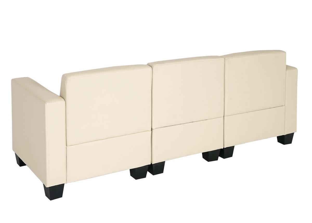 3-SITZER SOFA Beige - Beige/Creme, Textil (193/76/72cm) - MCW