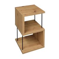 REGAL Elga 33x33x65 aus Holzwerkstoff in der Farbe asteiche - Naturfarben, Kunststoff (33/65/33cm) - 58aufmkessel