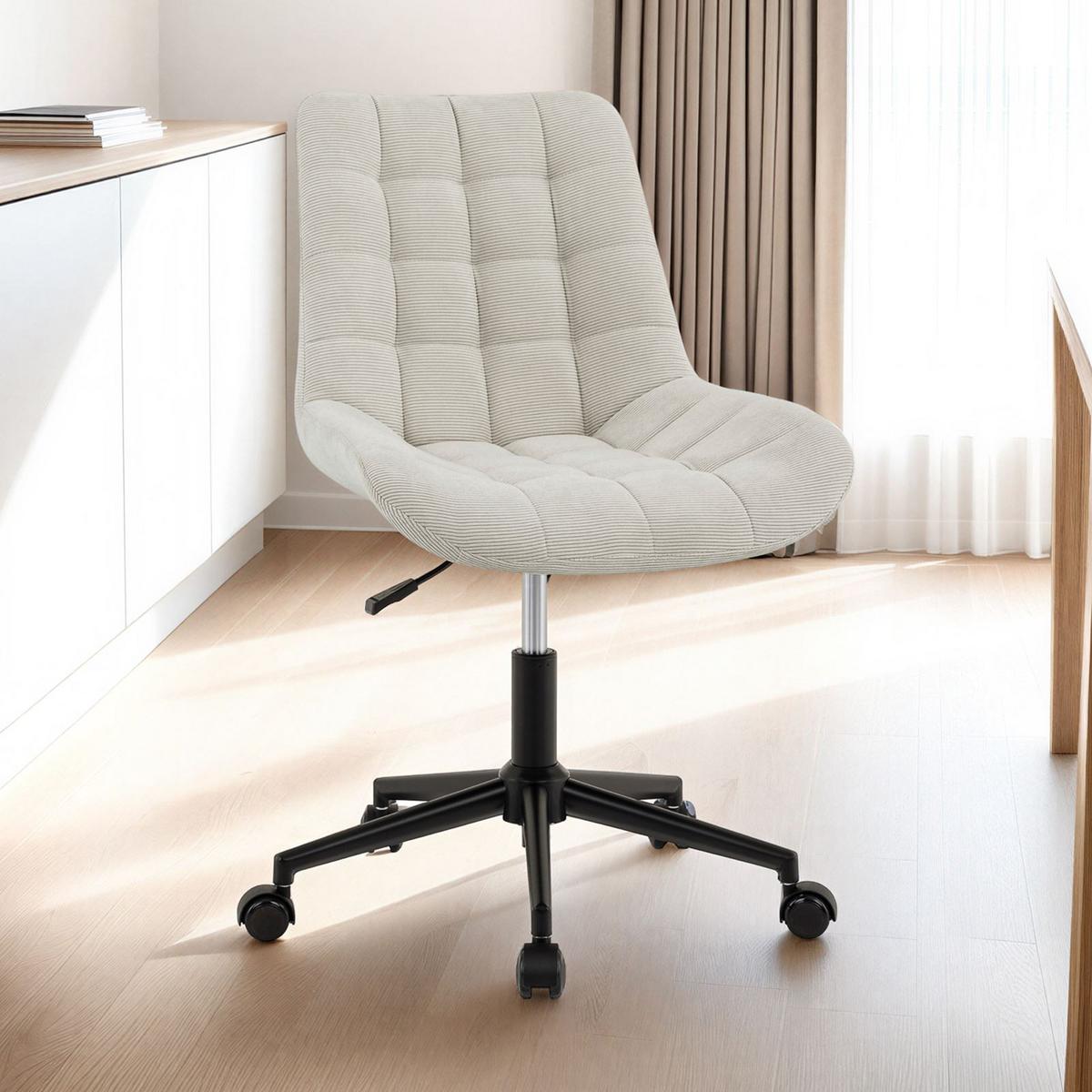 DREHSTUHL VASILO beige - Beige, Textil (54/80/61cm) - IDIMEX