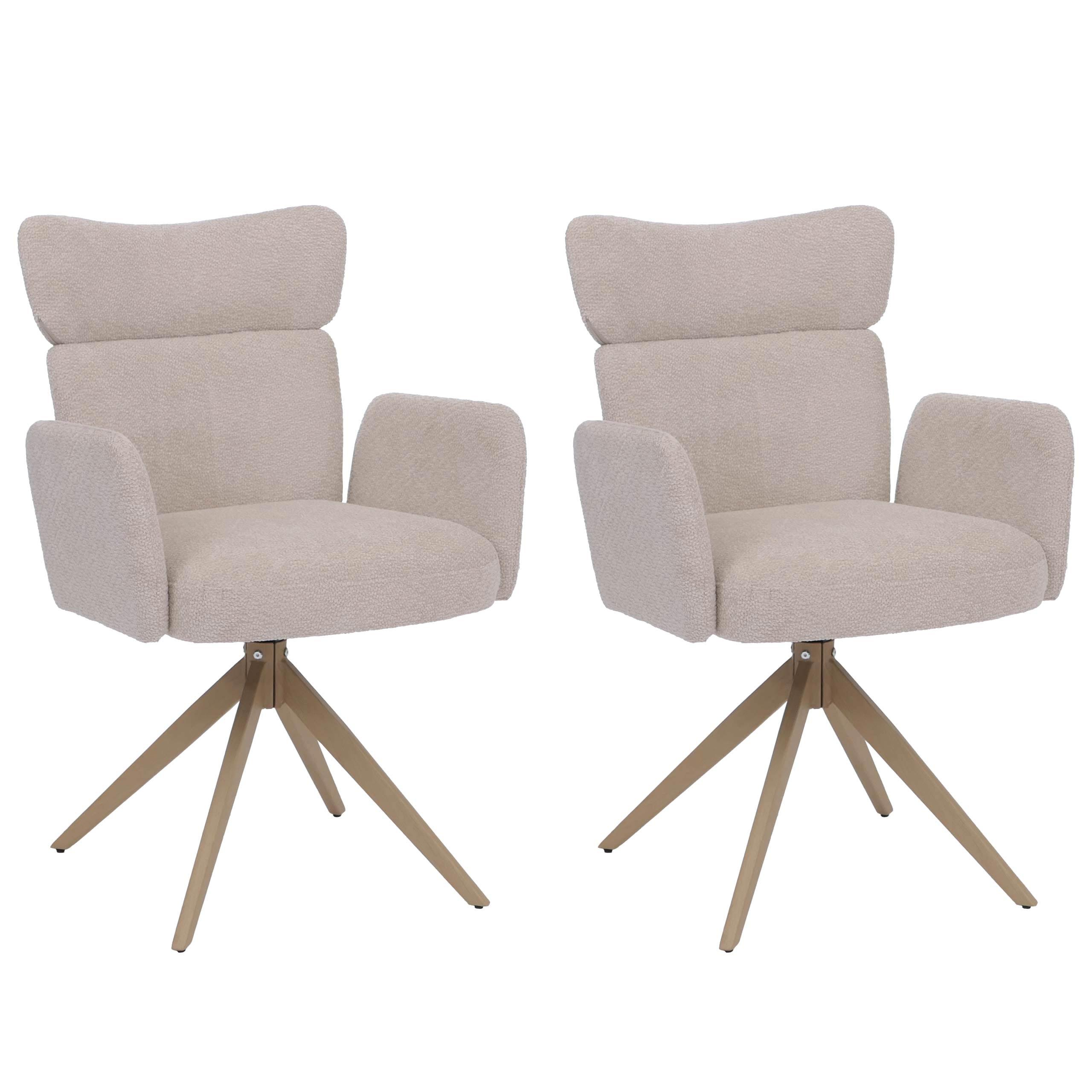 ESSZIMMERSTUHL Beige - Beige, Textil (63/92/58cm) - MCW