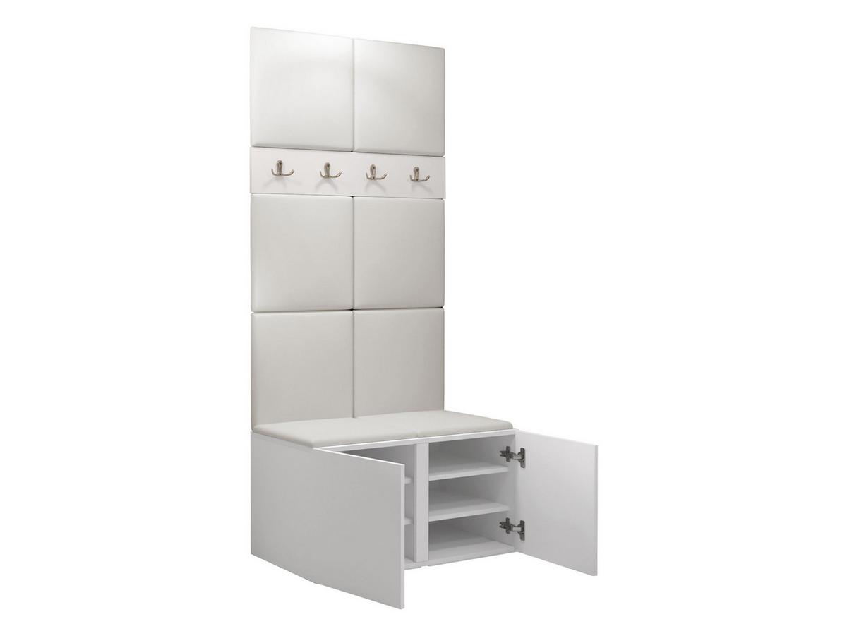GARDEROBEN-SET Orion IV - Kaschmir/Braun, Holzwerkstoff/Kunststoff (84/186/46cm) - MIRJAN24