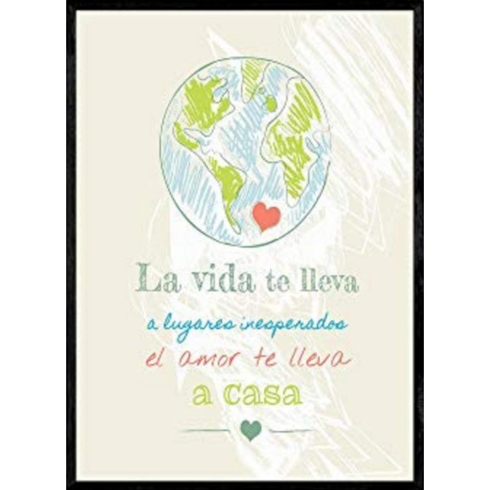POSTER Positive Quote – Life Message A4 Rahmenlos - Klar, Papier (29.7/5/21cm) - Nacnic
