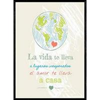 POSTER Positive Quote – Life Message A4 Rahmenlos - Klar, Papier (29.7/5/21cm) - Nacnic