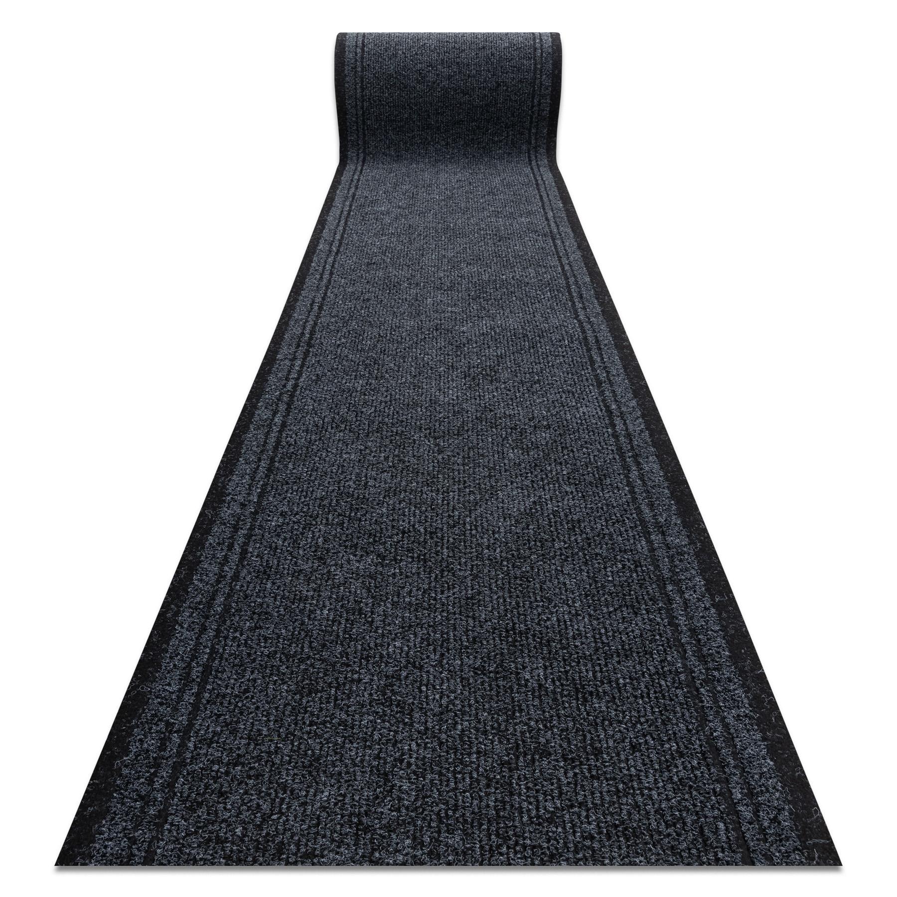 LÄUFER Antirutsch MALAGA 100/110 cm - Anthrazit, Textil (100/110cm) - rugsX