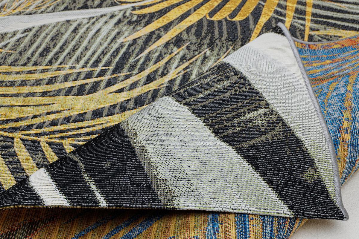 OUTDOORTEPPICH Aurora 120x180 cm - Schwarz, Textil (120/180cm) - Gino Falcone