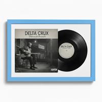SCHALLPLATTEN RAHMEN 40/60 für Cover & Vinyl - Hellblau, Holz (60/40cm) - K-Möbel