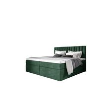 BOXBETT Linnea - Grün, Holzwerkstoff/Textil (200/200cm) - Fun Möbel