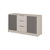SIDEBOARD NELIANA 155/86/45cm mit 3 Schubladen 2 Türen Kaschmir - Kaschmir, Holzwerkstoff (155/86/45cm) - MASSENO