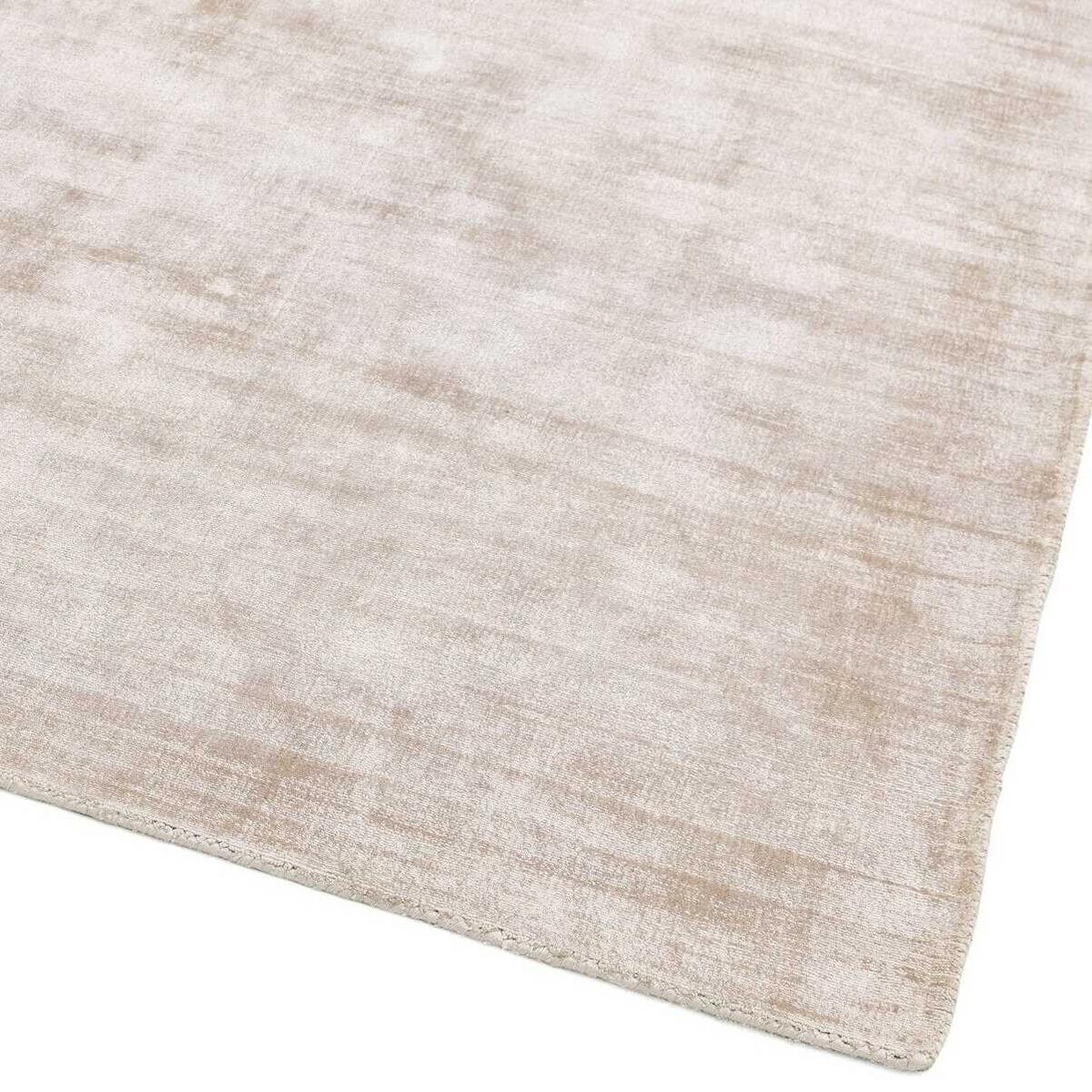 VISKOSETEPPICH handgewebt BARI, einfarbig, Beige-Grau, 160 x 230 cm - Beige, Textil (160/230cm) - KADIMA DESIGN