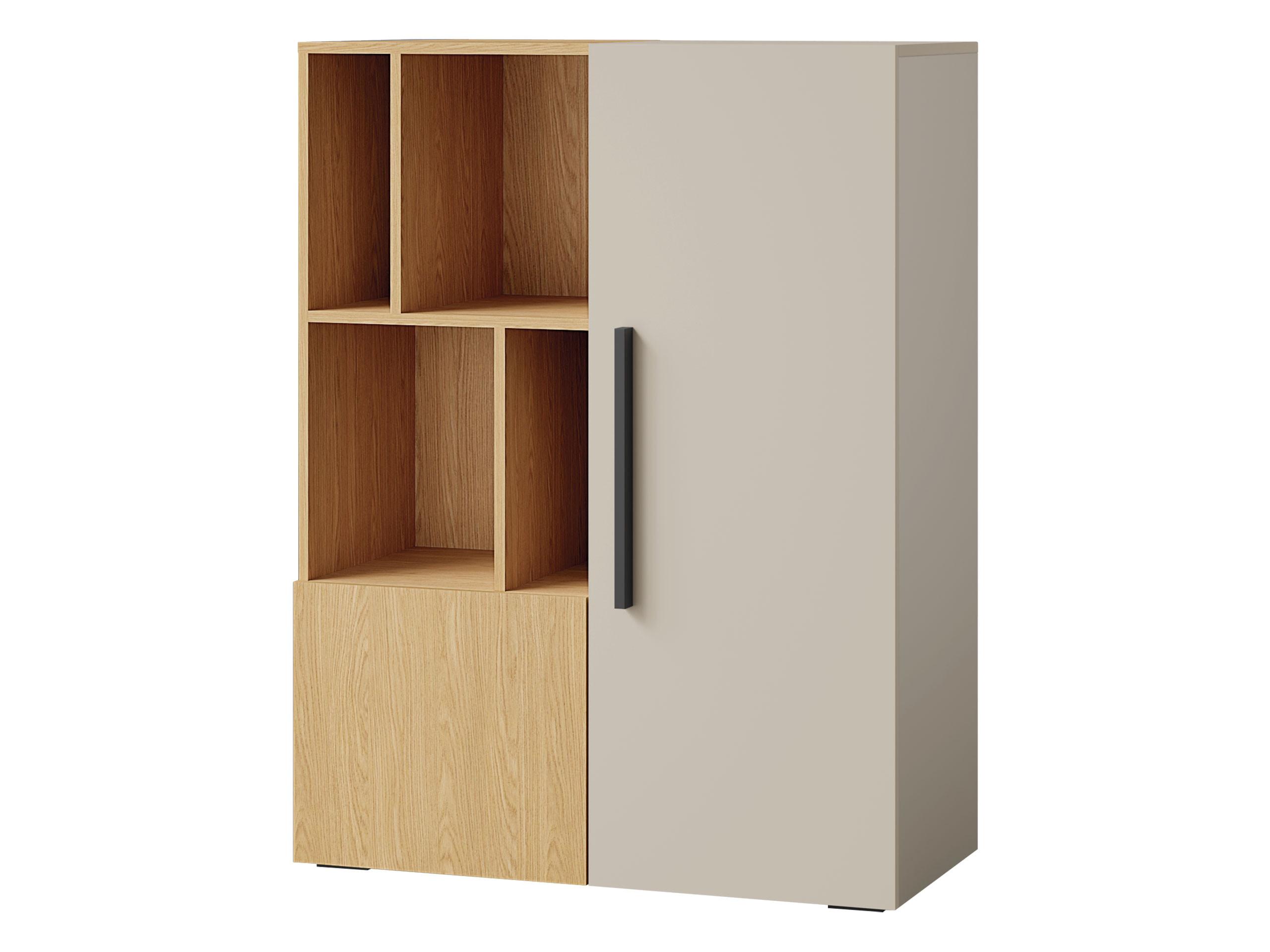 REGAL Lorin 2D LO06 - Kaschmir/Eichefarben, Holzwerkstoff (91/118/40cm) - MIRJAN24