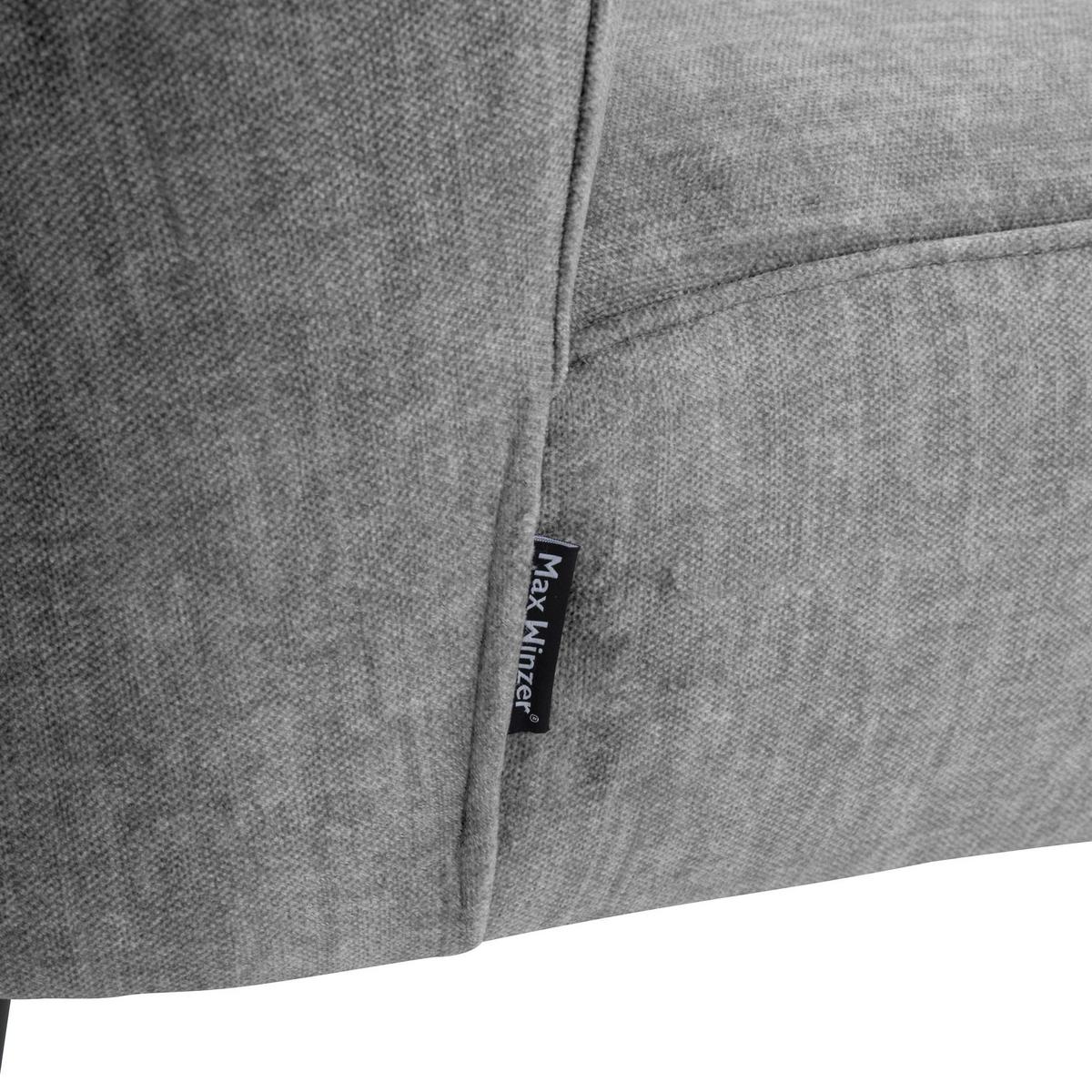 POLSTERSESSEL Kassi Samtvelours anthrazit - Anthrazit, Kunststoff (68/80/69cm) - 58aufmkessel