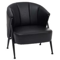 SESSEL Schwarz - Schwarz, Kunststoff (65/74/72cm) - MCW