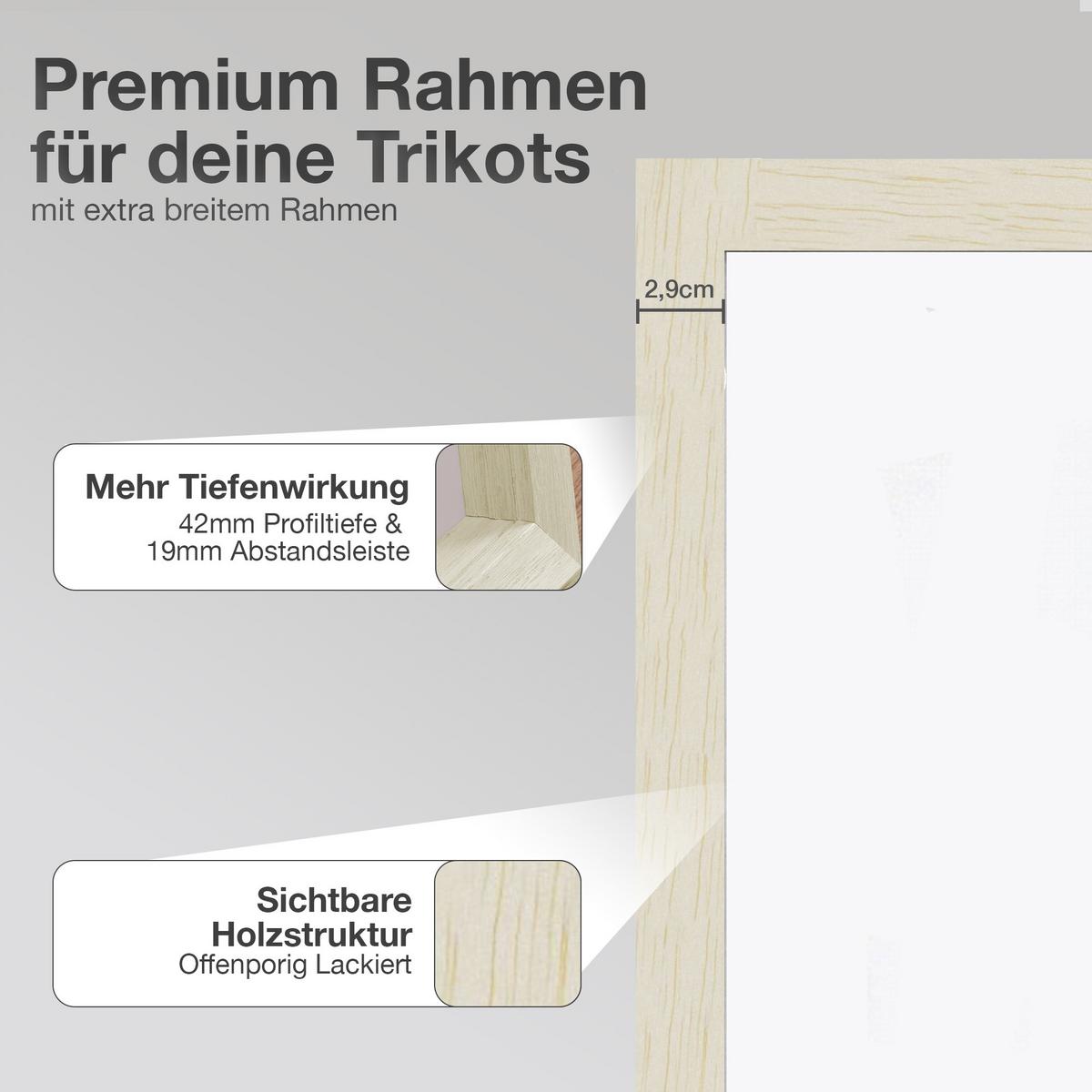 TRIKOTRAHMEN 60/90 Premium - Naturfarben, Holz (60/90cm) - K-Möbel