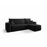 ECKSOFA Agepo Stoff Quelle - Schwarz, Holzwerkstoff/Textil (250/150cm) - Fun Möbel