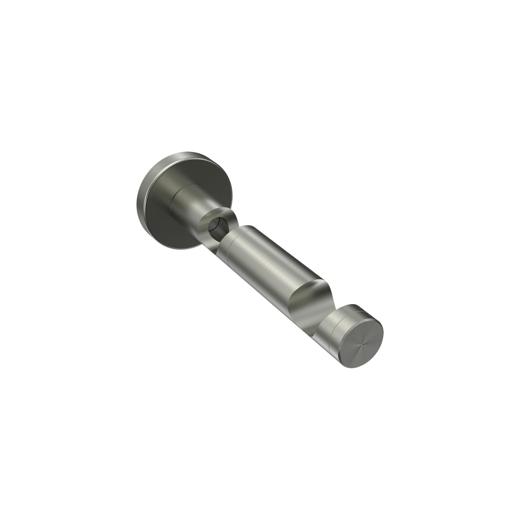 TRÄGER FÜR GARDINENSTANGEN 16 mm Ø, Enorma 2-läufig, Edelstahl - Edelstahlfarben, Metall (11.5/3.8/3.8cm) - INTERDECO