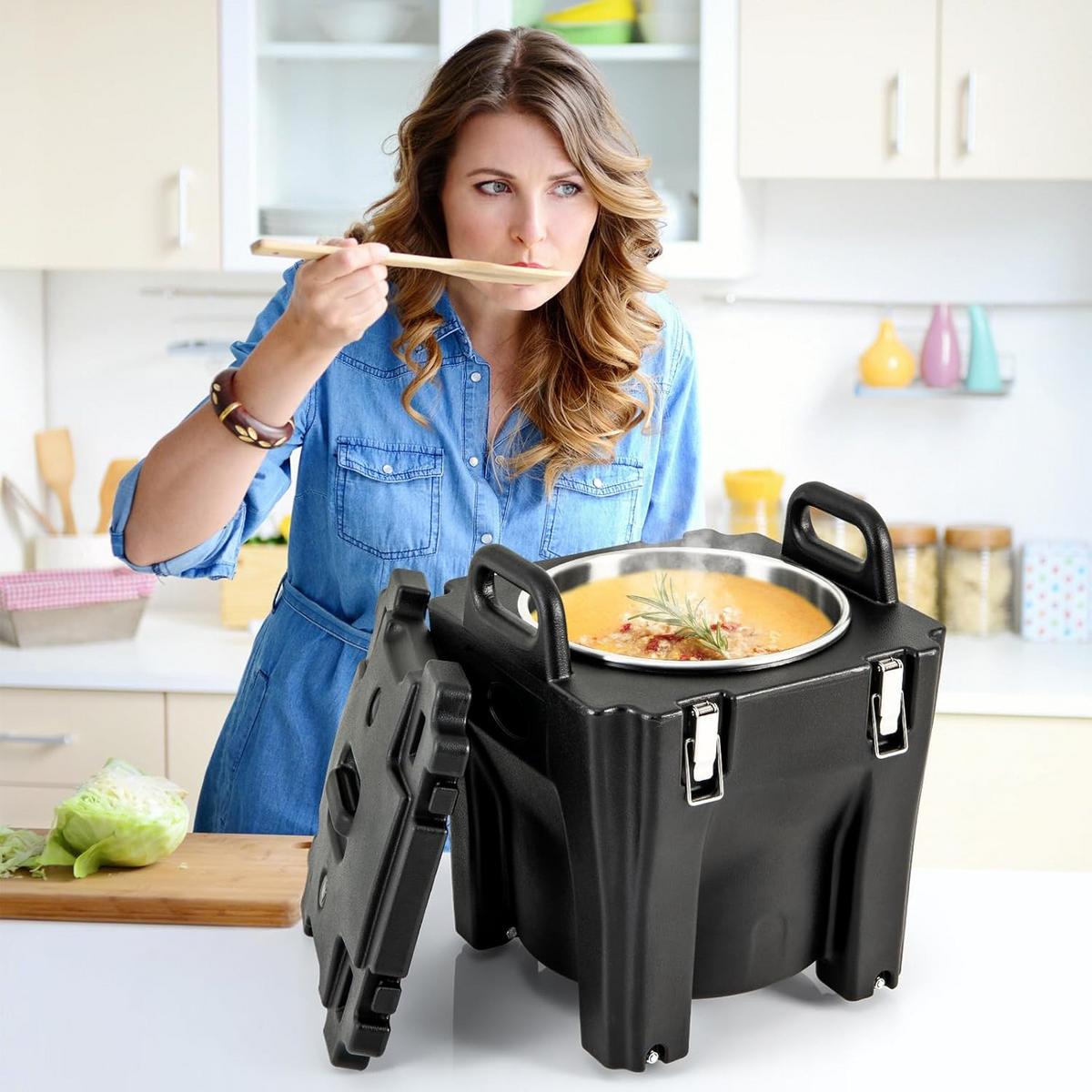KUHLBOX Schwarz - Schwarz, Kunststoff (33/53cm) - COSTWAY