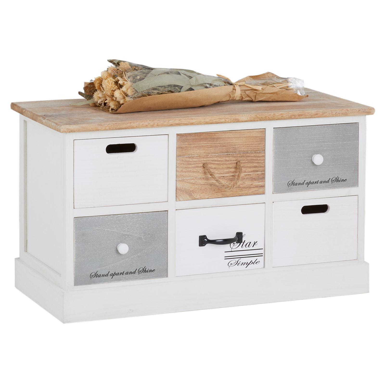 SITZBANK SALVA weiß - Weiß, Holz (73/41/32cm) - CARO-Möbel