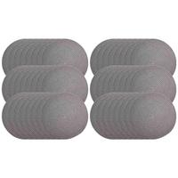 PLATZMATTEN Tavolo Hellgrau ø 35 cm 48er Set - Hellgrau, Textil (35cm) - Ritzenhoff Breker