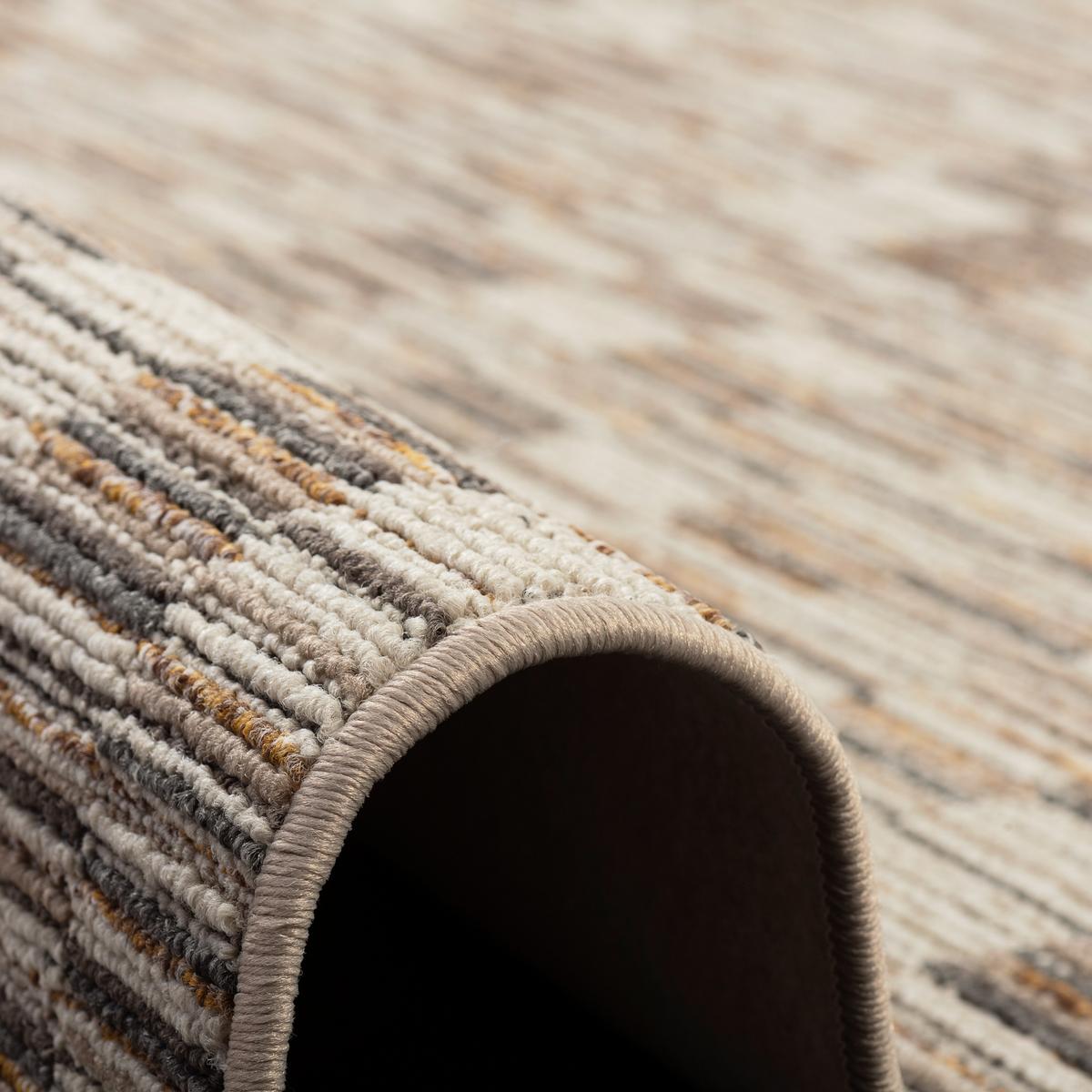 STREIFENBERBER TEPPICH MODERN STRIPES - Beige, Textil (80/160cm) - Snapstyle